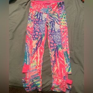 Lilly Pulitzer cropped yoga pants